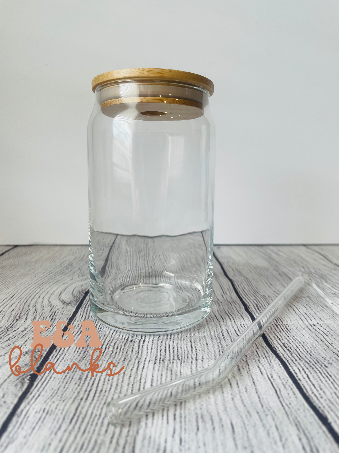 16oz Glass Can Cup