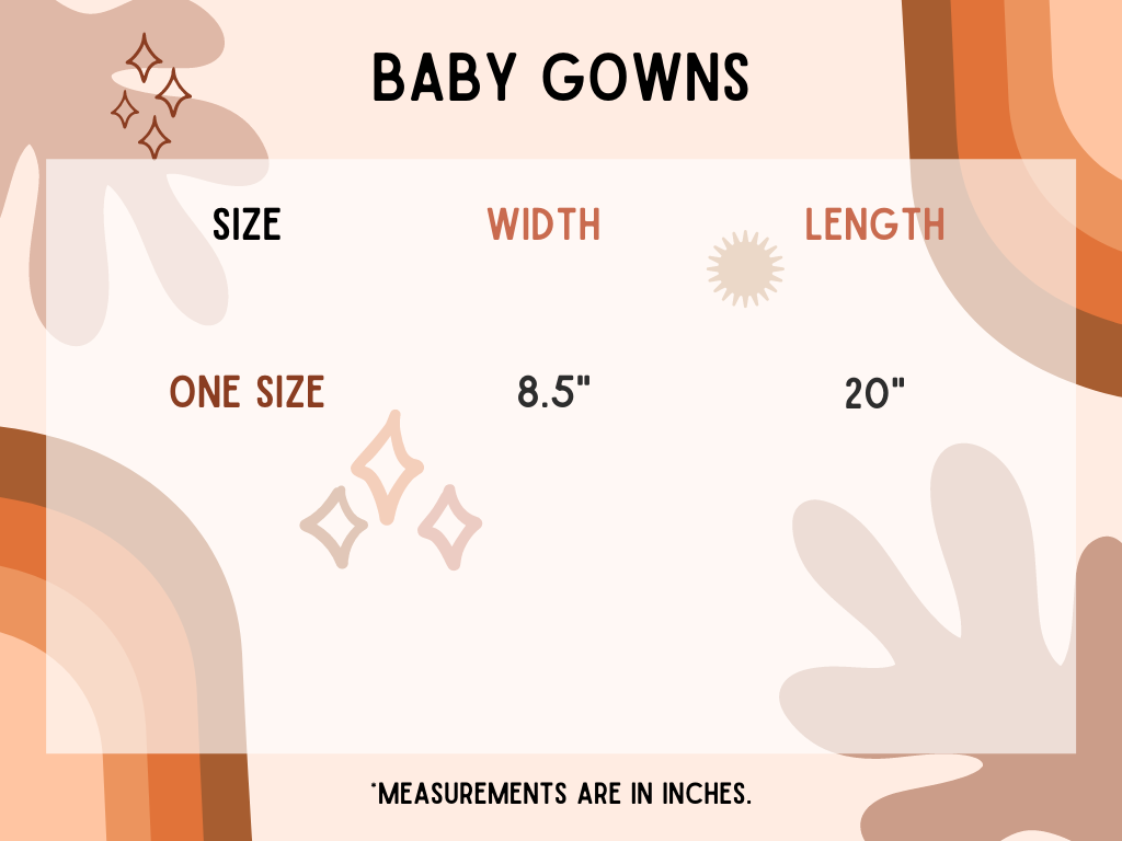Baby Ruffle Long Sleeve Gown | Pink