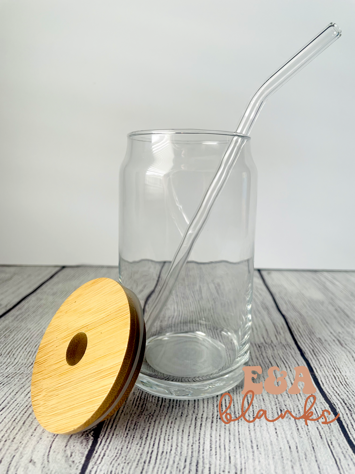 16oz Glass Can Cup
