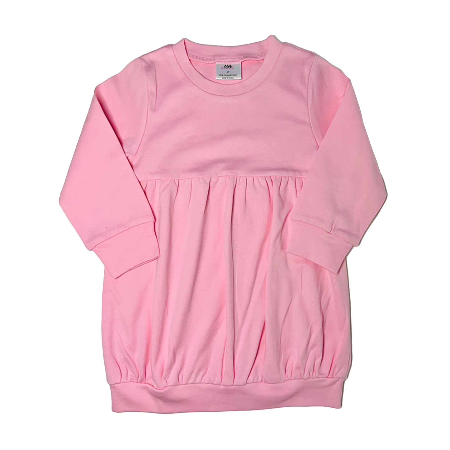 Bubble Long Sleeve Shirt | Pink