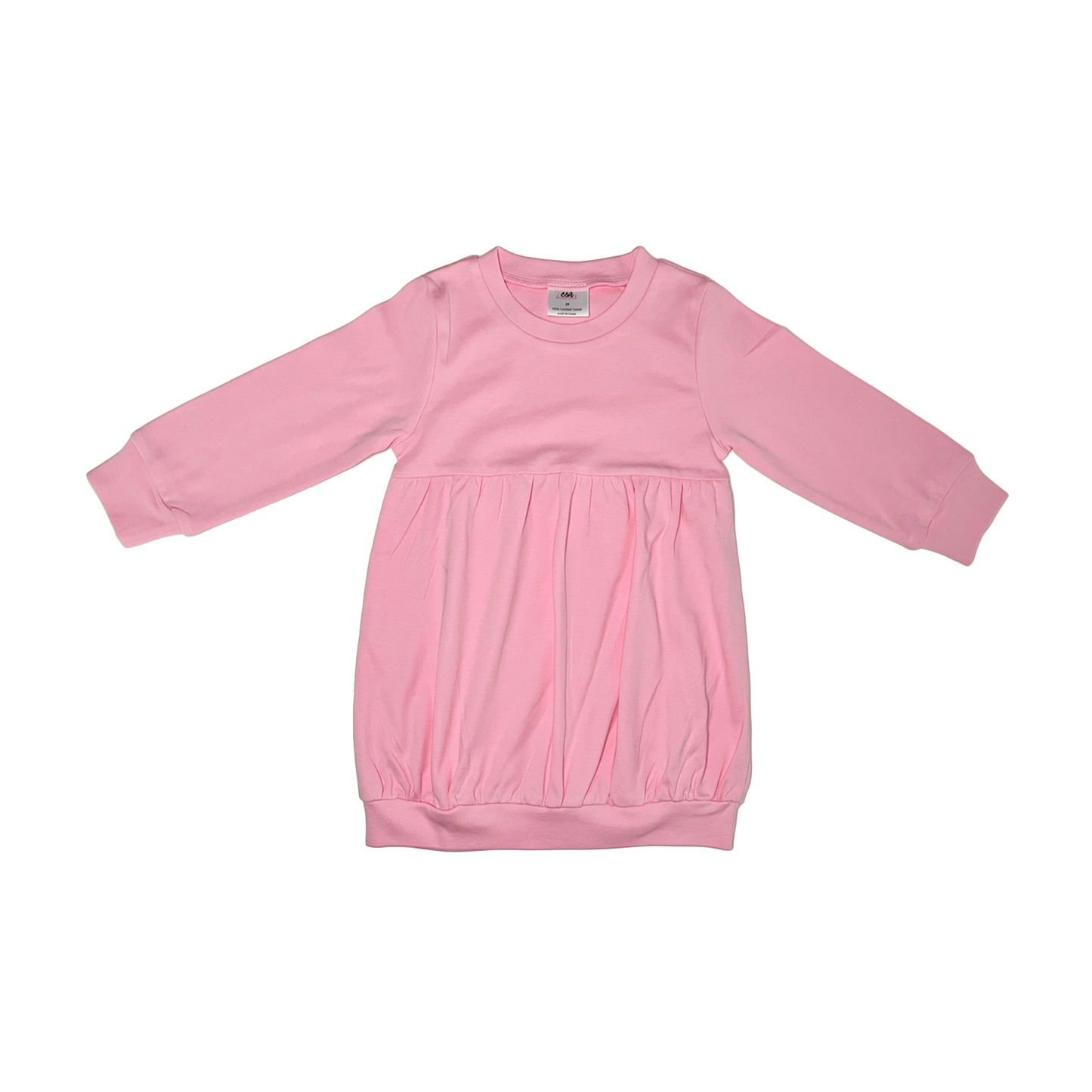 Bubble Long Sleeve Shirt | Pink