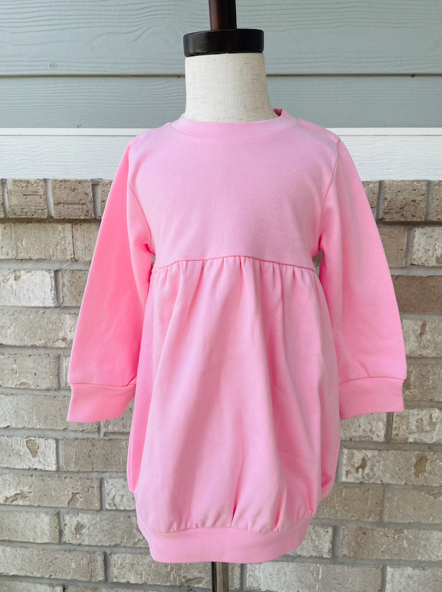 Bubble Long Sleeve Shirt | Pink