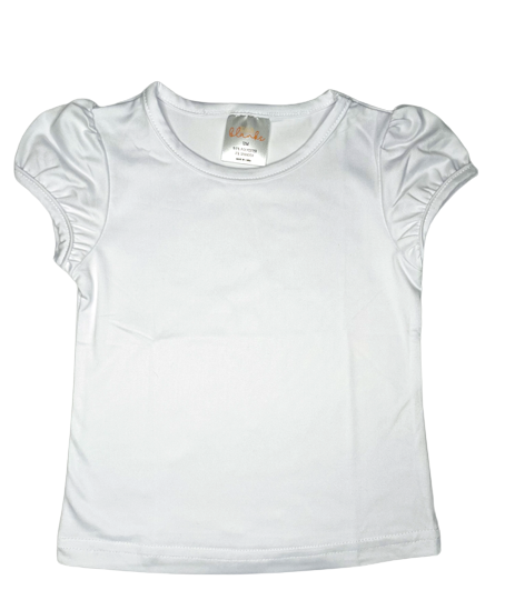 Sublimation Puff Short Sleeve Shirt | White